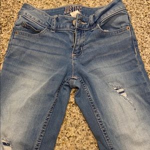 Girls Size 10 slim Justice Jeans
